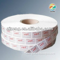 Art coated paper label, adhesive lable reel